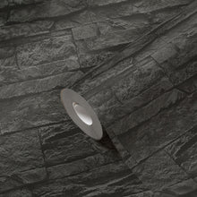 BB51153 Graceful Granite Motif Bricks and More Grey and Black Wallpaper By Galerie
