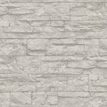 BB51154 Graceful Granite Motif Bricks and More Grey Wallpaper By Galerie