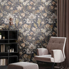BE01509 Florence Bellagio Graphite Bloom Wallpaper By Sketch Twenty 3