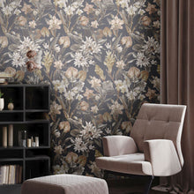 BE01509 Florence Bellagio Graphite Bloom Wallpaper By Sketch Twenty 3