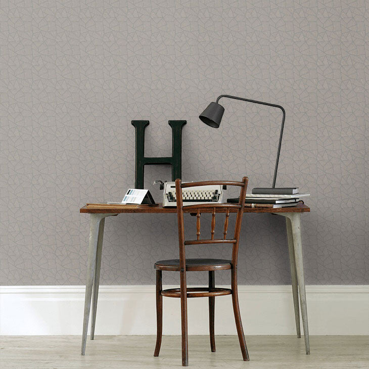 BE01536 Terrazzo Bellagio Titanium Fossil Wallpaper By Sketch Twenty 3