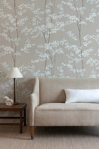 Beech Linen Wide Width Wallpaper By Lewis & Wood