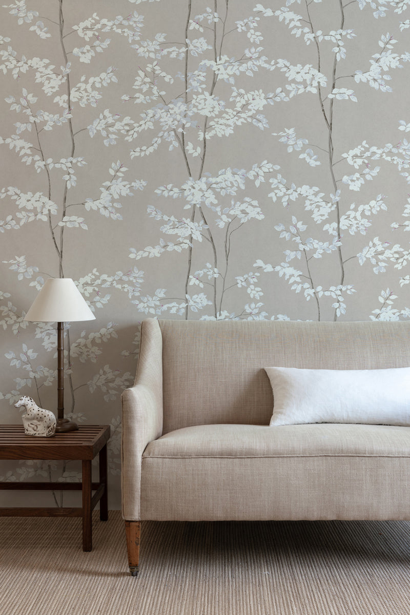 Beech Linen Wide Width Wallpaper By Lewis & Wood
