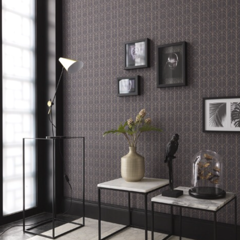 BEEP82261232 Filament Belle Epoque Wallpaper by Casadeco