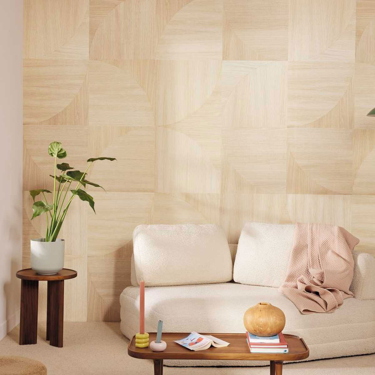 BLD106132003 Bois D'hiver Medium Panel Balade Wallpaper by Caselio