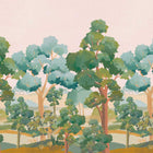 BLD106157703 L'été Indien Vert Medium Panel Balade Wallpaper by Caselio