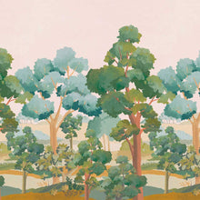 BLD106157703 L'été Indien Vert Medium Panel Balade Wallpaper by Caselio