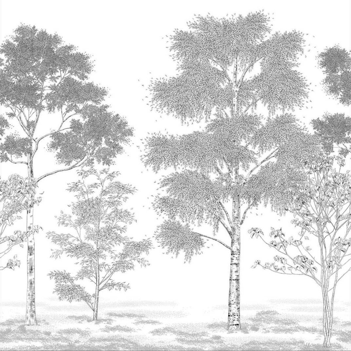 BLD106169002 Poesie Printaniere Large Panel Balade Wallpaper by Caselio