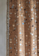 LW 325 621 Blossom Blue Ginger Fabric by Lewis & Wood