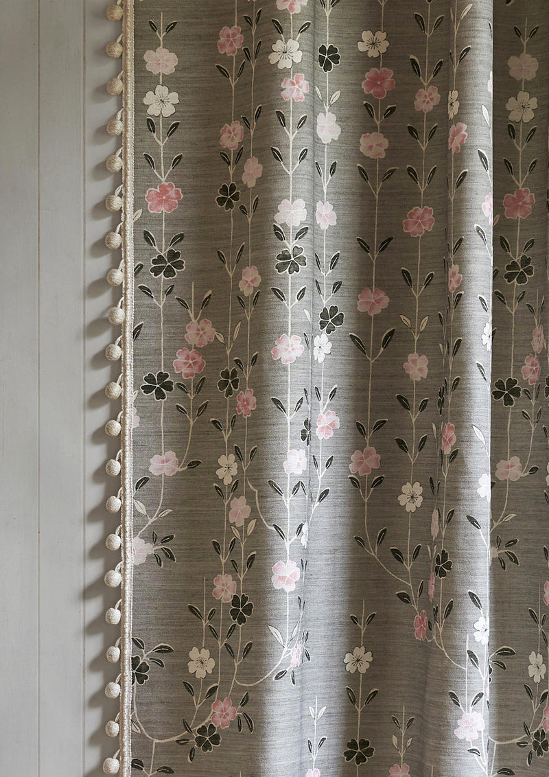 LW 325 623 Blossom Powder Cloud Fabric by Lewis & Wood