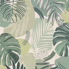 BMTD001/01A Abstract Jungle Tropical Daze Wallpaper by Brand McKenzie