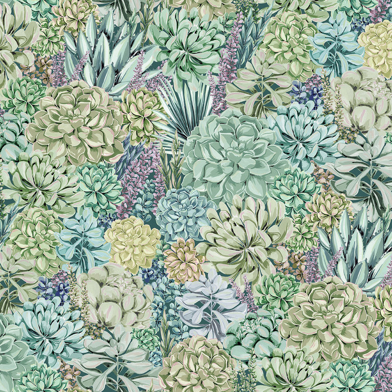 BMTD001/02B Alpine Landscape Tropical Daze Wallpaper by Brand McKenzie