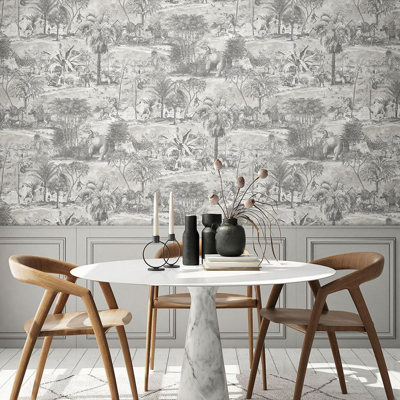 BMTD001/04C Animal Islands Tropical Daze Wallpaper by Brand McKenzie