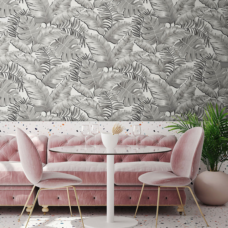 BMTD001/06A Banana Leaves Tropical Daze Wallpaper by Brand McKenzie