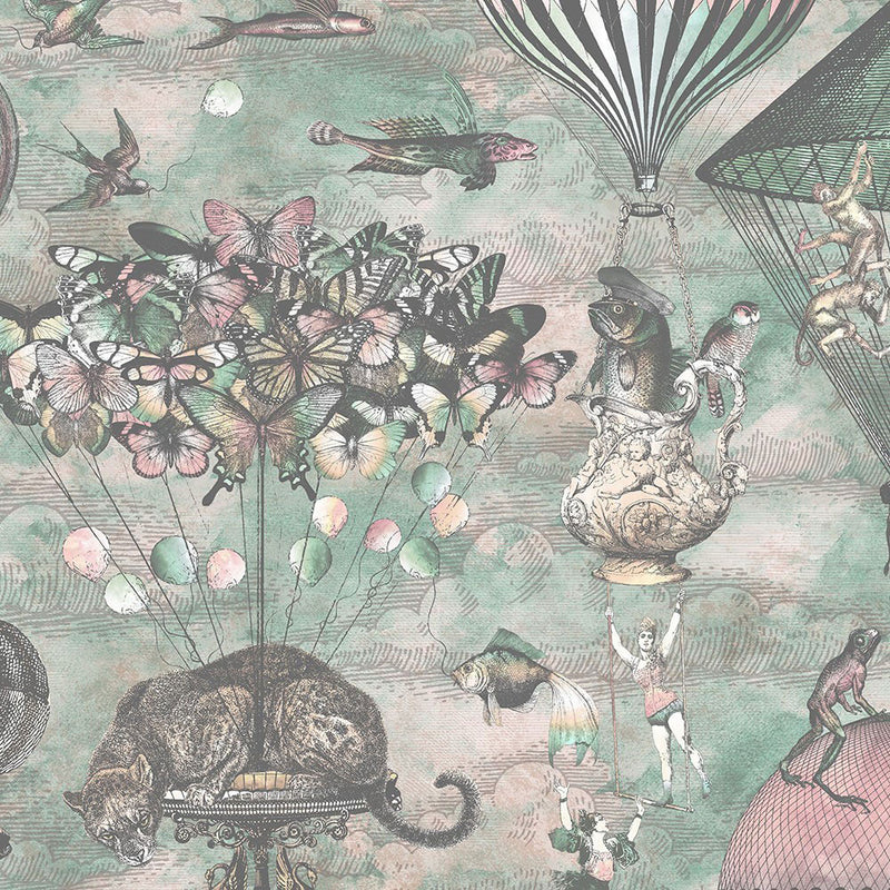 BMTD001/07C Curious Skies Tropical Daze Wallpaper by Brand McKenzie