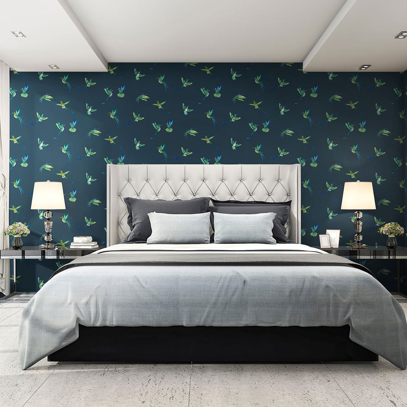 BMTD001/08C Exotic Birds Tropical Daze Wallpaper by Brand McKenzie