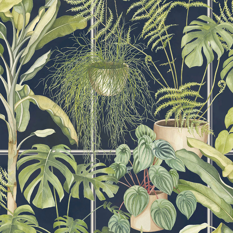 BMTD001/13C The Green House Tropical Daze Wallpaper by Brand McKenzie