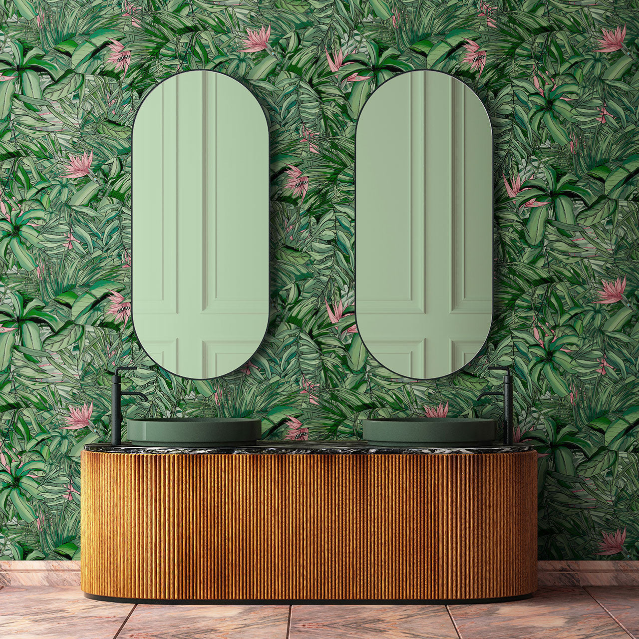 BMTD001/15A Tropical Forest Tropical Daze Wallpaper by Brand McKenzie