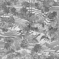 Rice Terrace Max Tropical Daze Wallpaper by Brand McKenzie