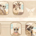 Cabin Class Flax Stream Viva Vintage Wallpaper by Brand McKenzie