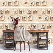BMVV007/01A Cabin Class Flax Stream Viva Vintage Wallpaper by Brand McKenzie