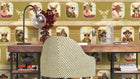 BMVV007/01B Cabin Class Premium Pistachio Viva Vintage Wallpaper by Brand McKenzie
