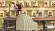 BMVV007/01B Cabin Class Premium Pistachio Viva Vintage Wallpaper by Brand McKenzie