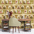 BMVV007/01B Cabin Class Premium Pistachio Viva Vintage Wallpaper by Brand McKenzie