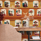 BMVV007/01C Cabin Class Retro Spice Viva Vintage Wallpaper by Brand McKenzie