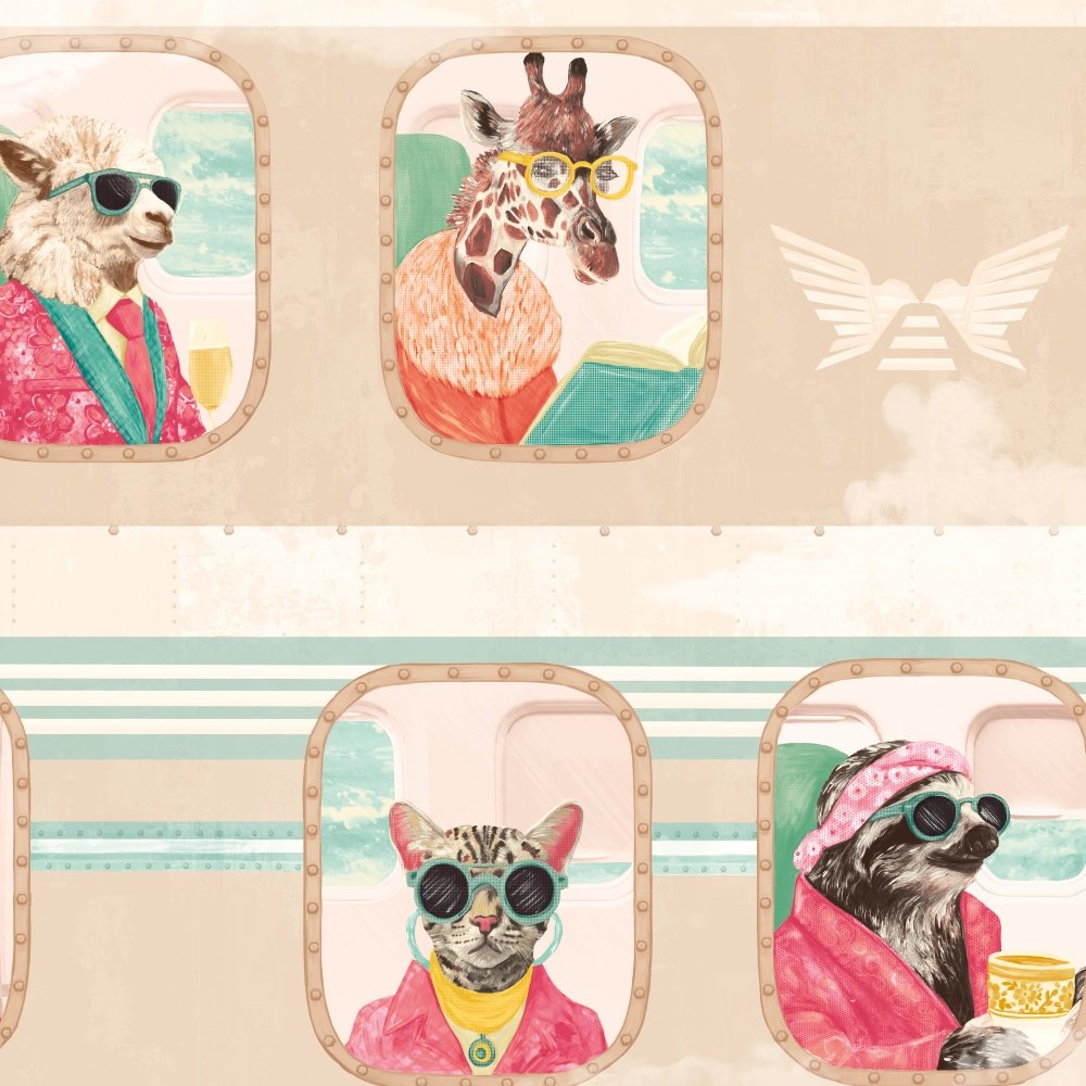 BMVV007/01D Cabin Class Sky Breeze Viva Vintage Wallpaper by Brand McKenzie