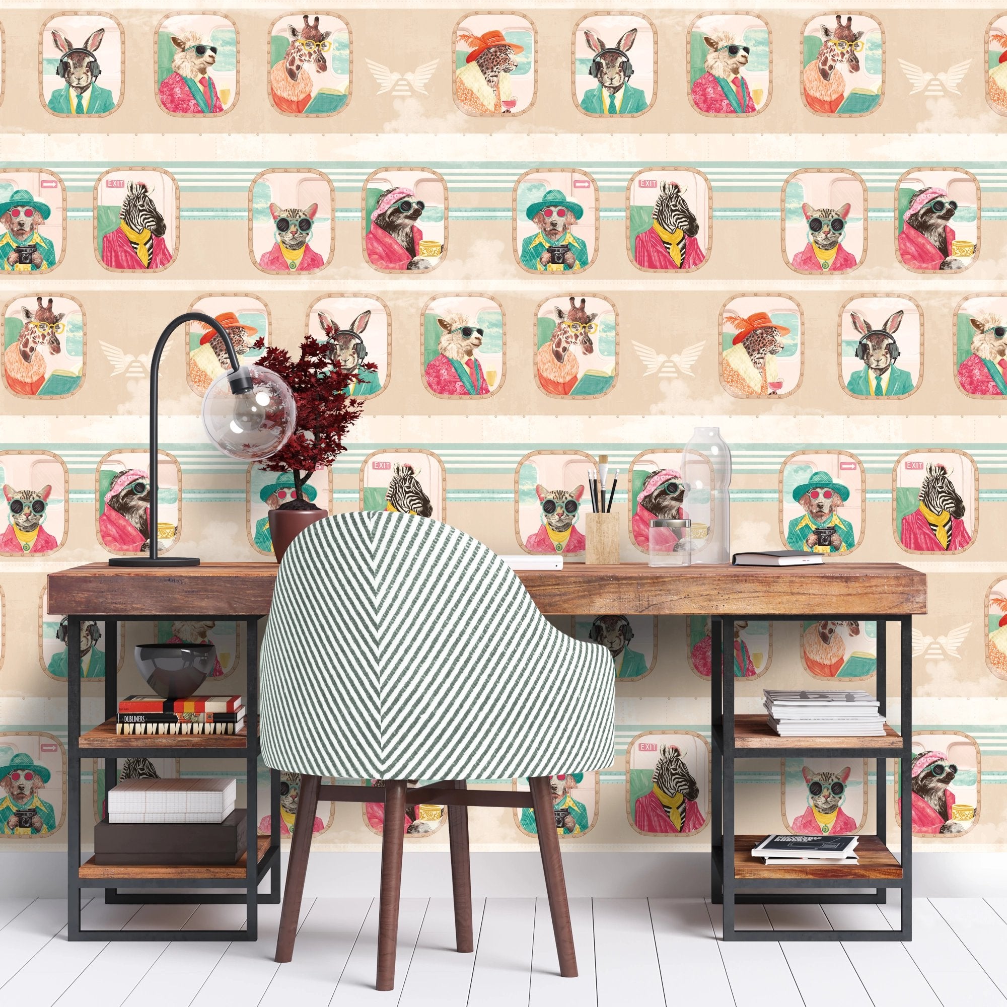 BMVV007/01D Cabin Class Sky Breeze Viva Vintage Wallpaper by Brand McKenzie
