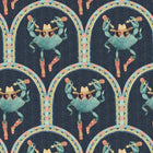 BMVV007/03A Crab Cabana Deep Tide Viva Vintage Wallpaper by Brand McKenzie
