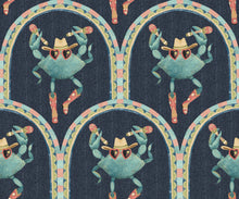 BMVV007/03A Crab Cabana Deep Tide Viva Vintage Wallpaper by Brand McKenzie