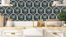 BMVV007/03A Crab Cabana Deep Tide Viva Vintage Wallpaper by Brand McKenzie