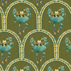 BMVV007/03B Crab Cabana Olive Grove Viva Vintage Wallpaper by Brand McKenzie