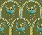 BMVV007/03B Crab Cabana Olive Grove Viva Vintage Wallpaper by Brand McKenzie
