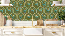 BMVV007/03B Crab Cabana Olive Grove Viva Vintage Wallpaper by Brand McKenzie