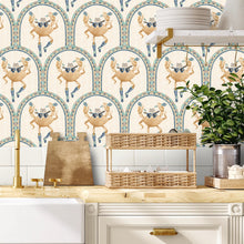 BMVV007/03C Crab Cabana Sand Dune Viva Vintage Wallpaper by Brand McKenzie