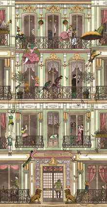 BMVV007/04D Heritage House Pear Drop Viva Vintage Wallpaper by Brand McKenzie