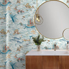 BMVV007/05D Ocean Waves Pale Tide Viva Vintage Wallpaper by Brand McKenzie