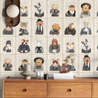 BMVV007/06B Resisting Arrest Chalk & Charcoal Viva Vintage Wallpaper by Brand McKenzie