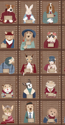 BMVV007/06C Resisting Arrest Dark Roast Viva Vintage Wallpaper by Brand McKenzie