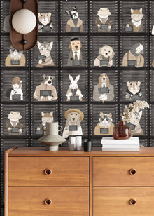 BMVV007/06E Resisting Arrest Night Shift Viva Vintage Wallpaper by Brand McKenzie