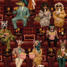 BMVV007/07B Showtime Chestnut Viva Vintage Wallpaper by Brand McKenzie