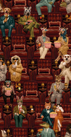 BMVV007/07B Showtime Chestnut Viva Vintage Wallpaper by Brand McKenzie