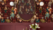 BMVV007/07B Showtime Chestnut Viva Vintage Wallpaper by Brand McKenzie