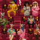 Showtime Crimson Velvet Viva Vintage Wallpaper by Brand McKenzie