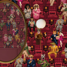 BMVV007/07C Showtime Crimson Velvet Viva Vintage Wallpaper by Brand McKenzie