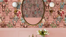 BMVV007/07E Showtime Pink Whisper Viva Vintage Wallpaper by Brand McKenzie