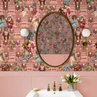 BMVV007/07E Showtime Pink Whisper Viva Vintage Wallpaper by Brand McKenzie